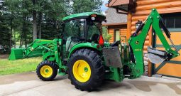 2020 John Deere 4066 Tractor W Backhoe & Loader